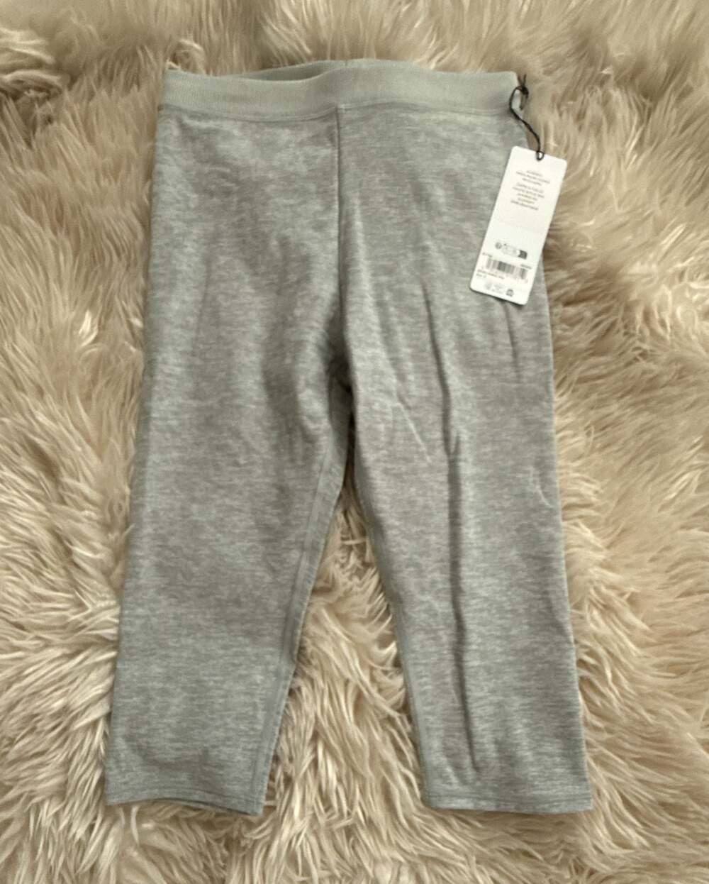 Alo Yoga Alosoft High-Waist Iconic 90's Capri Leggings Athletic Heather Small
